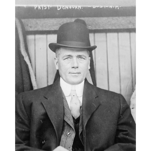 Patrick Joseph Patsy Donovan, Boston Red Sox Baseball Manager, Head-And-Shoulders Portrait...
