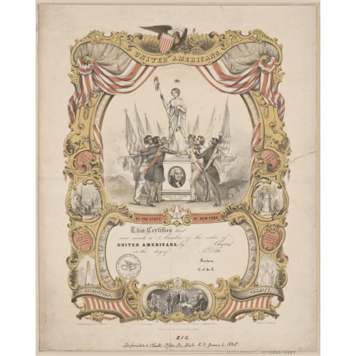 United Americans Of The State Of New York, 1848