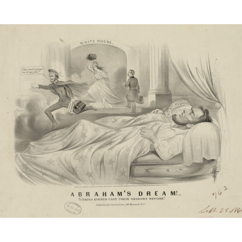 Abraham's Dream!--Coming Events Cast Their Shadows Before, 1864