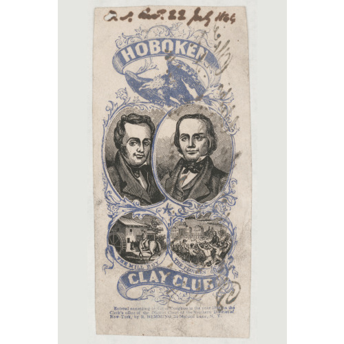 Hoboken Clay Club, 1844