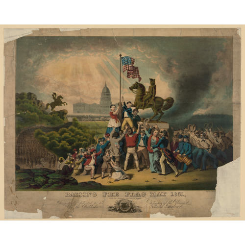 Raising The Flag May 1861