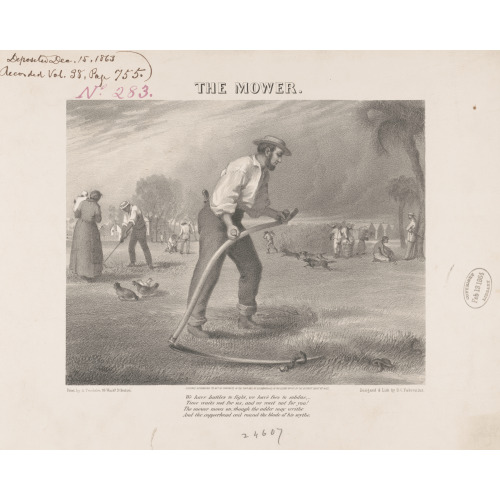 The Mower, 1863