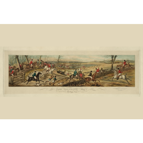 Fox Hunting Plate 2. Breaking Cover
