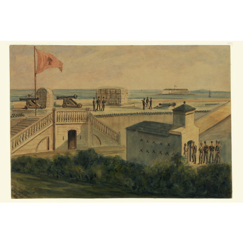 Fort Moultrie, Charleston Harbor, 1861