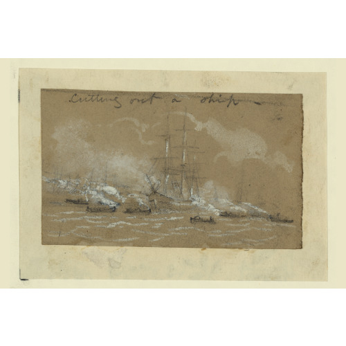 Cutting Out A Ship, circa 1860