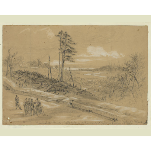 Kimmidges Creek, Left Defence Of The Camp At Harrisons Landing, 1862