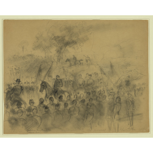 Farewell To The Army. Warrenton, 1862