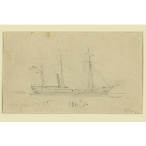 Gunboat Union, circa 1860