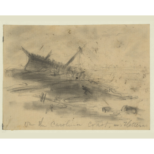 On The Carolina Coast Nr. Hatteras, circa 1861