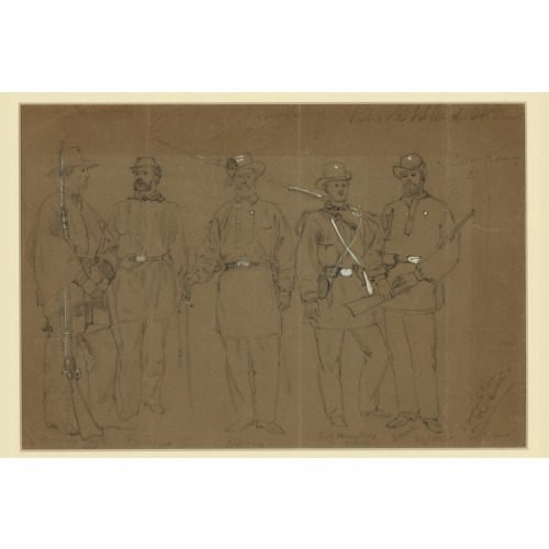 Group Of Rhode Island Soldiers. Company C, 1861