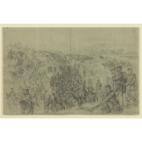 Sheridans Army Following Early Up The Valley Of The Shenandoah, circa 1864