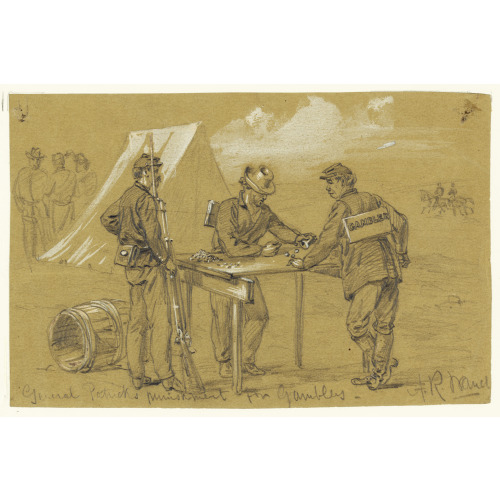 General Patricks Punishment For Gamblers, 1863