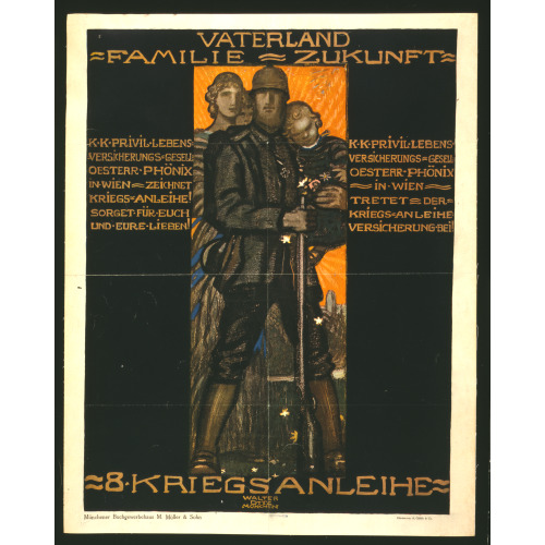 Vaterland, Familie, Zukunft 8. Kriegsanleihe, 1918