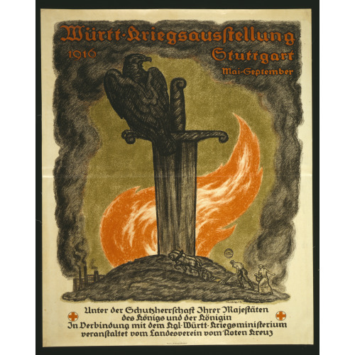 Wurtt. Kriegsausstellung, 1916 Stuttgart Mai-September, 1916