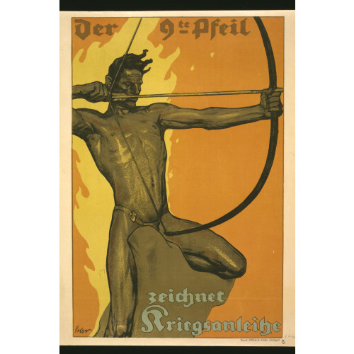 Der 9te Pfeil, Zeichnet Kriegsanleihe, 1918