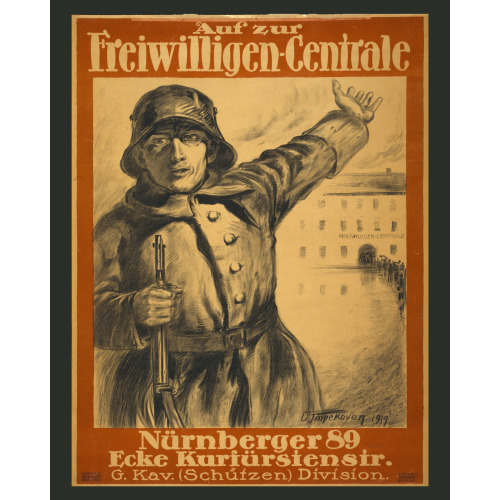 Auf Zur Freiwilligen-Centrale, G. Kav. (Schutzen) Division, 1919