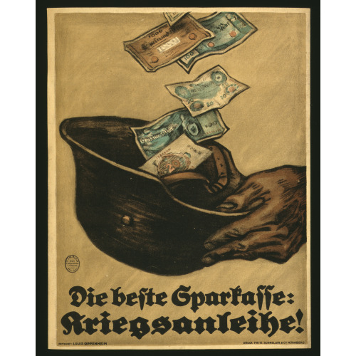 Die Beste Sparkasse: Kriegsanleihe, 1917