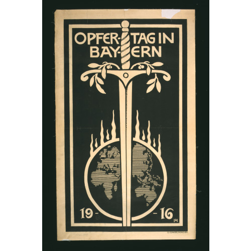 Opfertag In Bayern, 1916