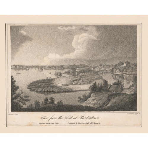View From The Hill At Bordentown, 1816