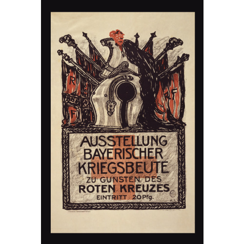 Ausstellung Bayerischer Kriegsbeute Zu Gunsten Des Roten Kreuzes, 1915