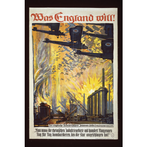 Was England Will!, 1918
