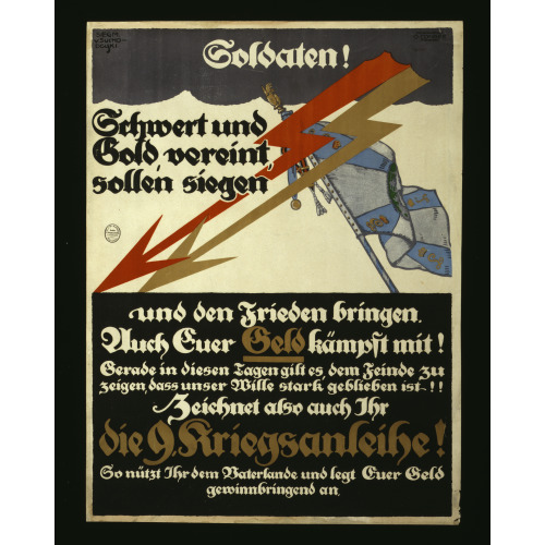 Schwert Und Gold Vereint Sollen Siegen, 1918