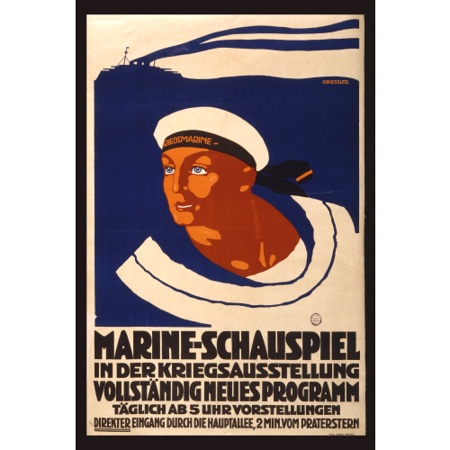 Marine-Schauspiel In Der Kriegsausstellung, 1918