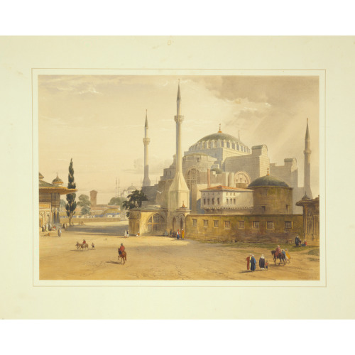 Vue De La Mosquee, Prise De Bab-Houmayoun, 1852