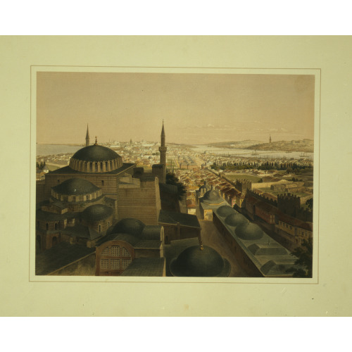 Panorama De Constantinople, Pris D'un Des Minarets De Ste. Sophie, 1852