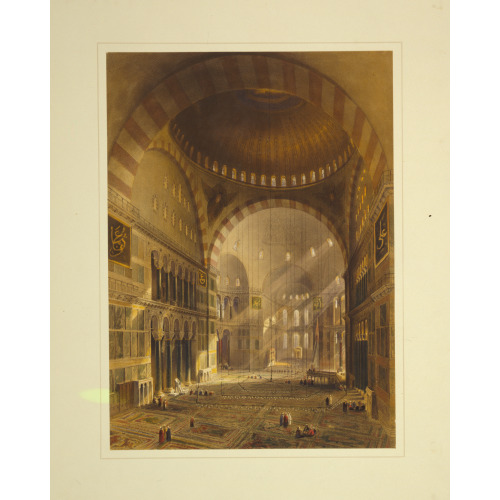 L'interieur De La Mosquee, Avant Sa Restauration, 1852
