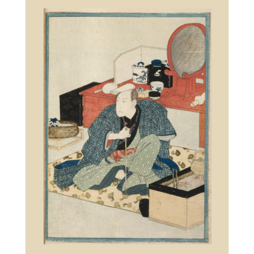 Japanese Actor In His Dressing Room, 1831