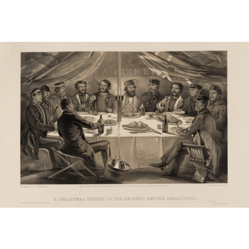 A Christmas Dinner On The Heights Before Sebastopol, 1855