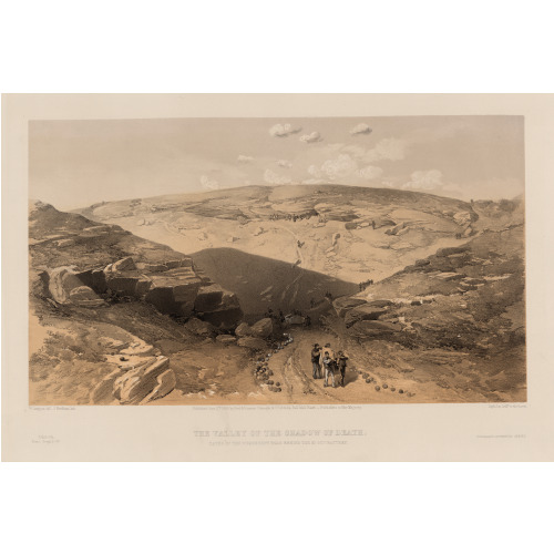 The Valley Of The Shadow Of Death - Caves In The Woronzoff Road Behind The 21 Gun Battery, 1855