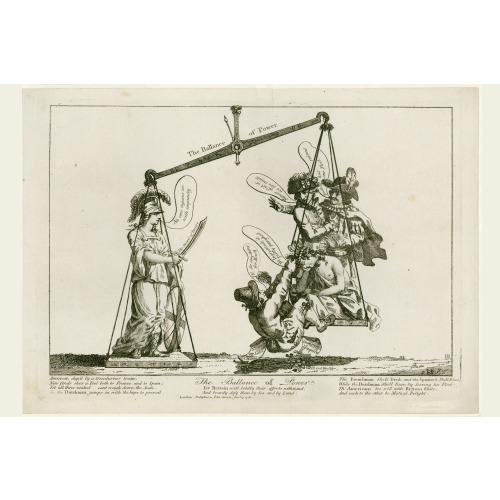 The Ballance Sic Of Power, 1781
