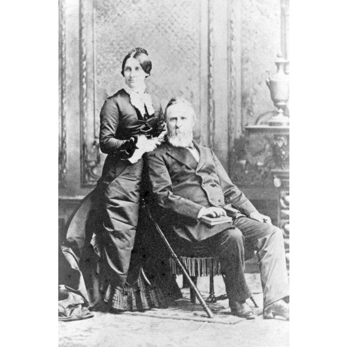 President And Mrs. Rutherford B. Hayes (Lucy Webb Hayes) Portrait