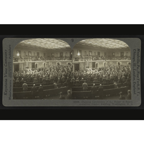 Opening Ceremonies Of The House Of Representatives, Capitol Building, Washington, D.C., 1928