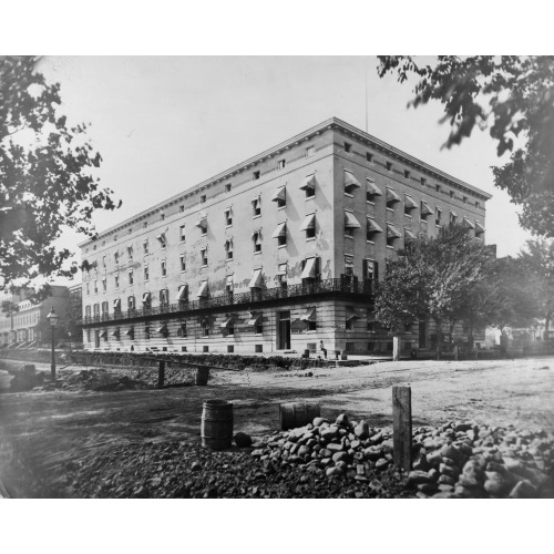Old Winder Building, 17th St., N.W., Below Pa. Ave., Washington, D.C., circa 1860