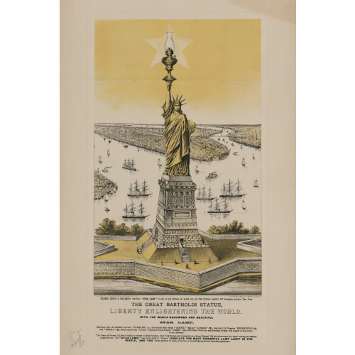 The Great Bartholdi Statue, Liberty Enlightening The World With The World Renowned And Beautiful...