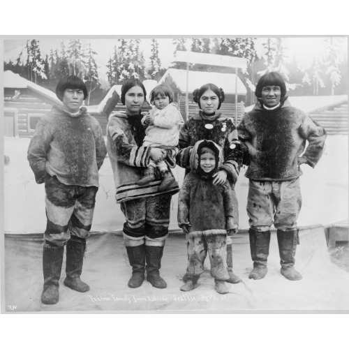 Eskimo Family From Labrador Seattle A.Y.P.E., 1909