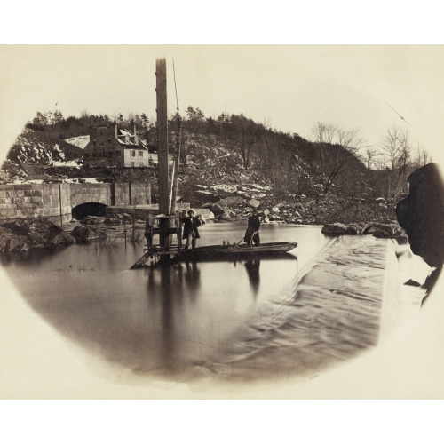 Washington Water Works, Great Falls, Potomac River, circa 1861-1865