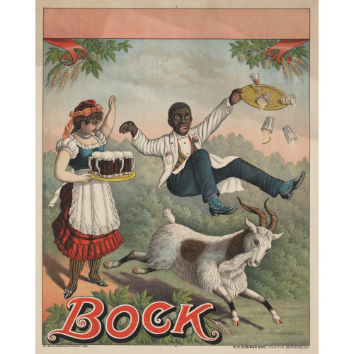 Bock Beer Poster, 1889