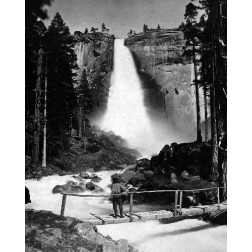 Yosemite Valley, Nevada Falls, 700 Feet High, 1871