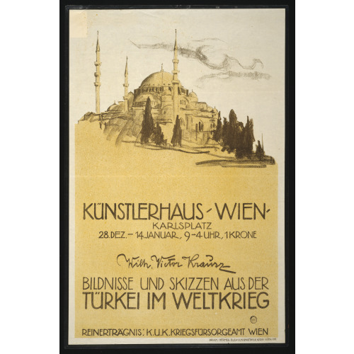 Bildnisse Und Skizzen Aus Der Turkei Im Weltkrieg, 1916