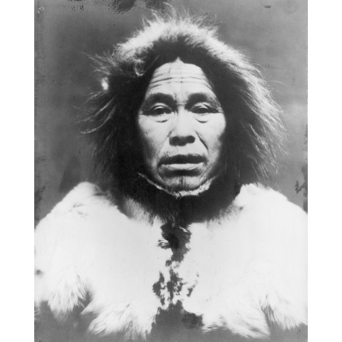 Old Eskimo Woman, Alaska, 1899