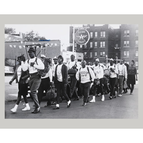 Core Members Swing Down Fort Hamilton Parkway, Brooklyn, Toward 69th St. Ferry On Trek To...