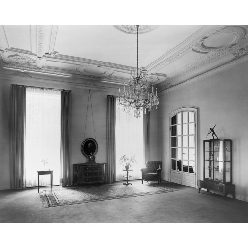 View Of The Windows And Furnishing In The Ladies' Room, Reichs Chancellery, Berlin, Germany, circa 1935-1945