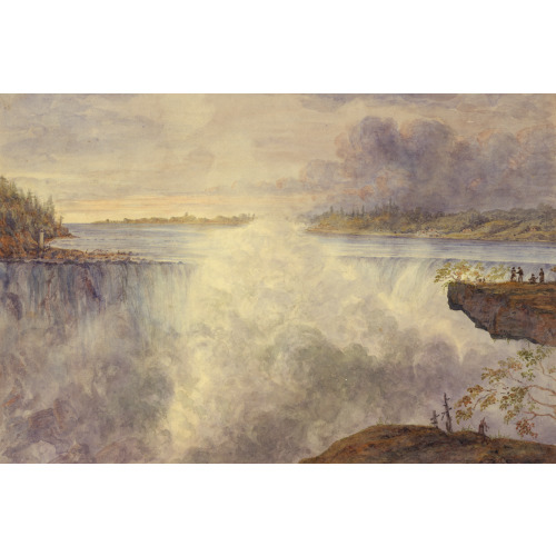 Grand Falls At Niagara From Near Table Rock, Canada Side, 1846