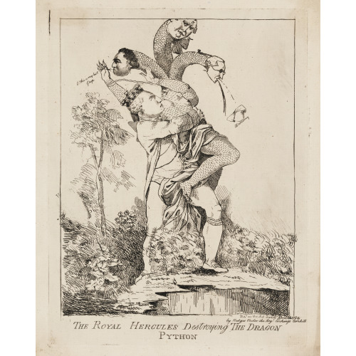 The Royal Hercules Destroying The Dragon Python, 1784