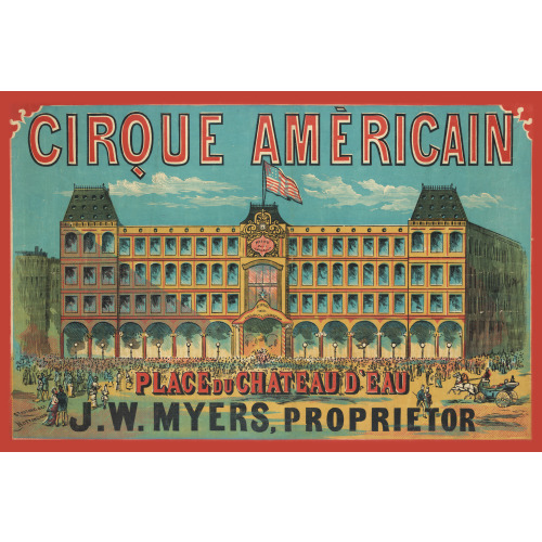 Cirque Americain, Place Du Chateau D'eau, Paris, France