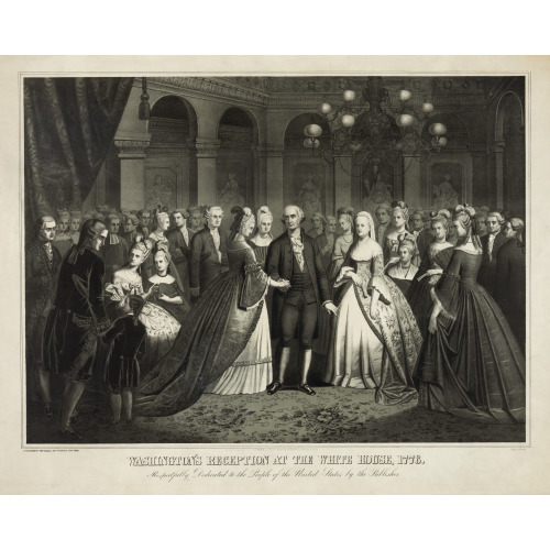 George Washington's Reception At The White House, 1776